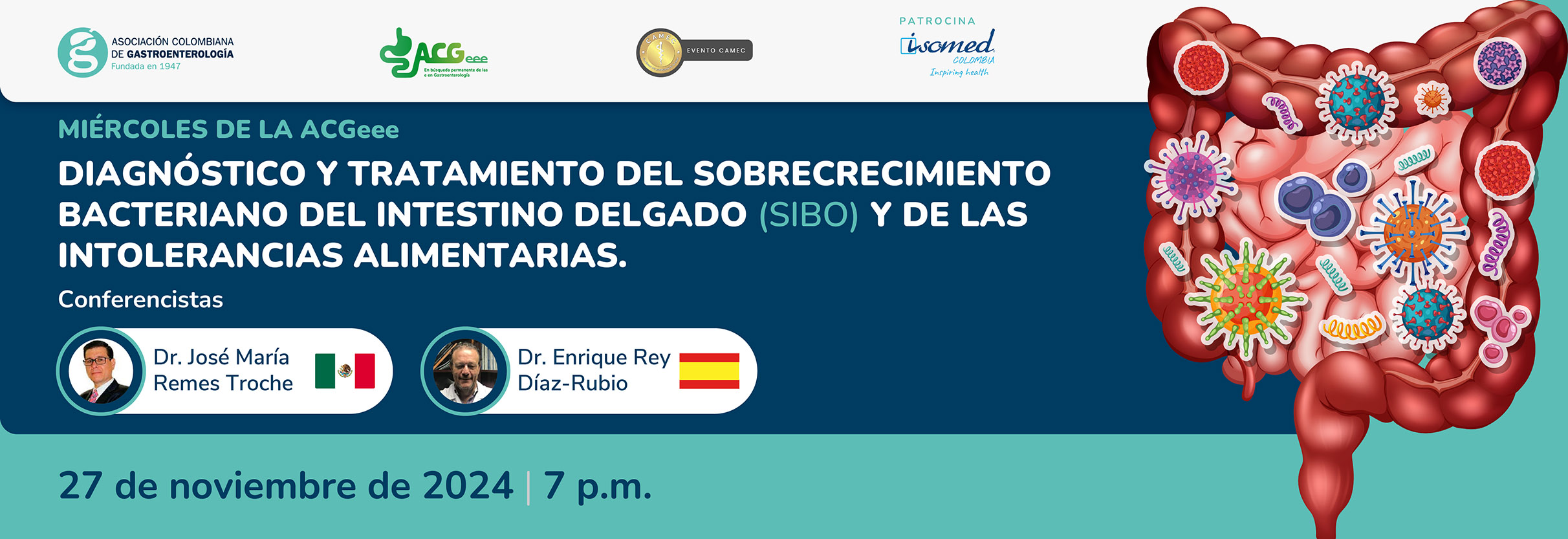 Diagnóstico y tratamiento del sobrecrecimiento bacteriano del intestino delgado (SIBO) y de las intolerancias alimentarias.